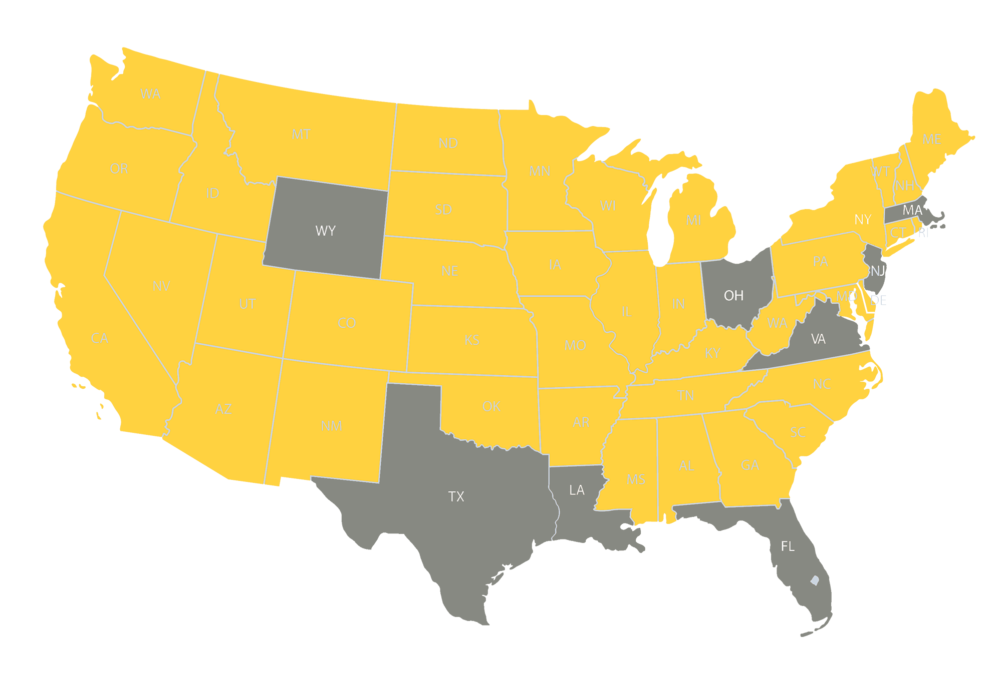 U.S. map