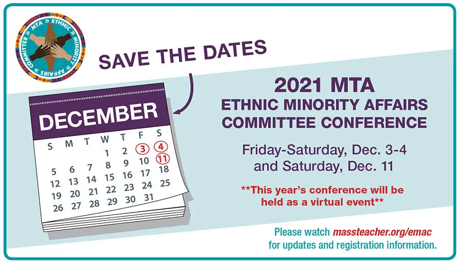 2021 MTA Ethnic Minority Affairs committee conference ad