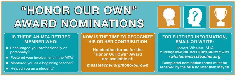 Honor Our Own Award Nominations Image