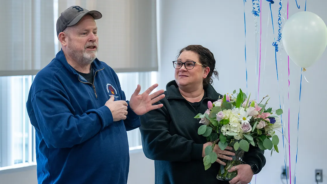 Weymouth Educators' Association President Michael Murphy said Katie's pure empathy for the people she serves is awe-inspiring.