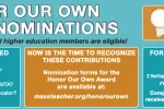 Honor Our Own Award Nominations