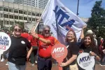MTA rally members