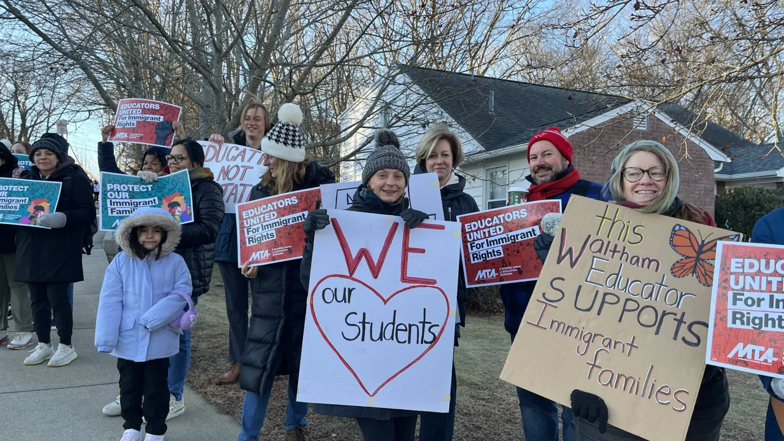 Action in Waltham in December 2025