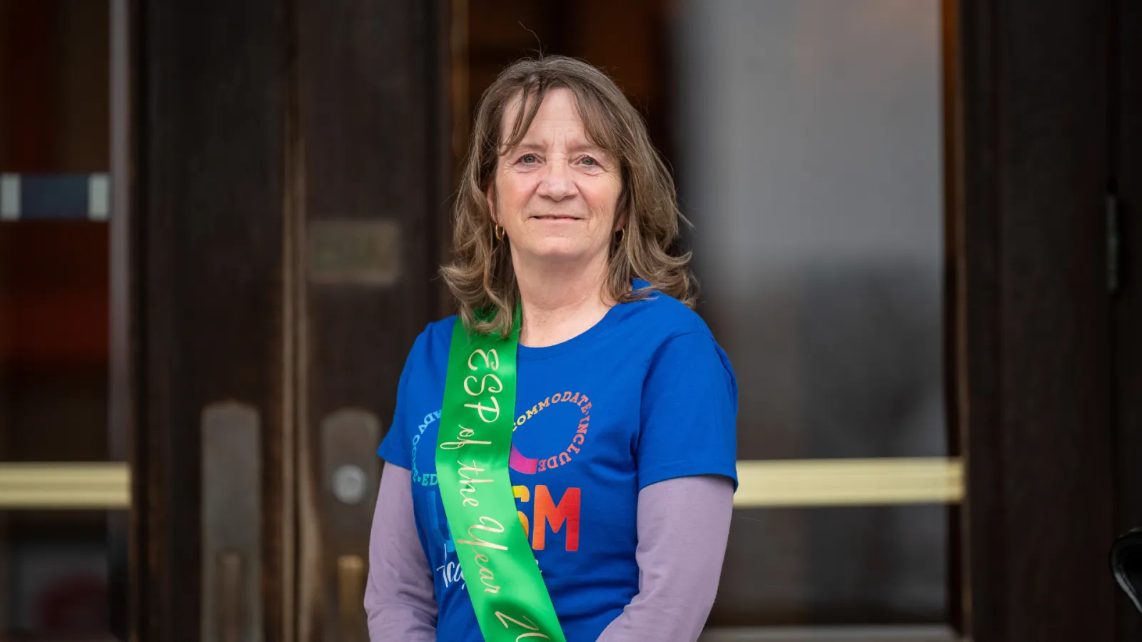 "ESP of the Year Karen Torres is committed to securing a living wage for all Education Support Professionals. "We can do hard things," she said.