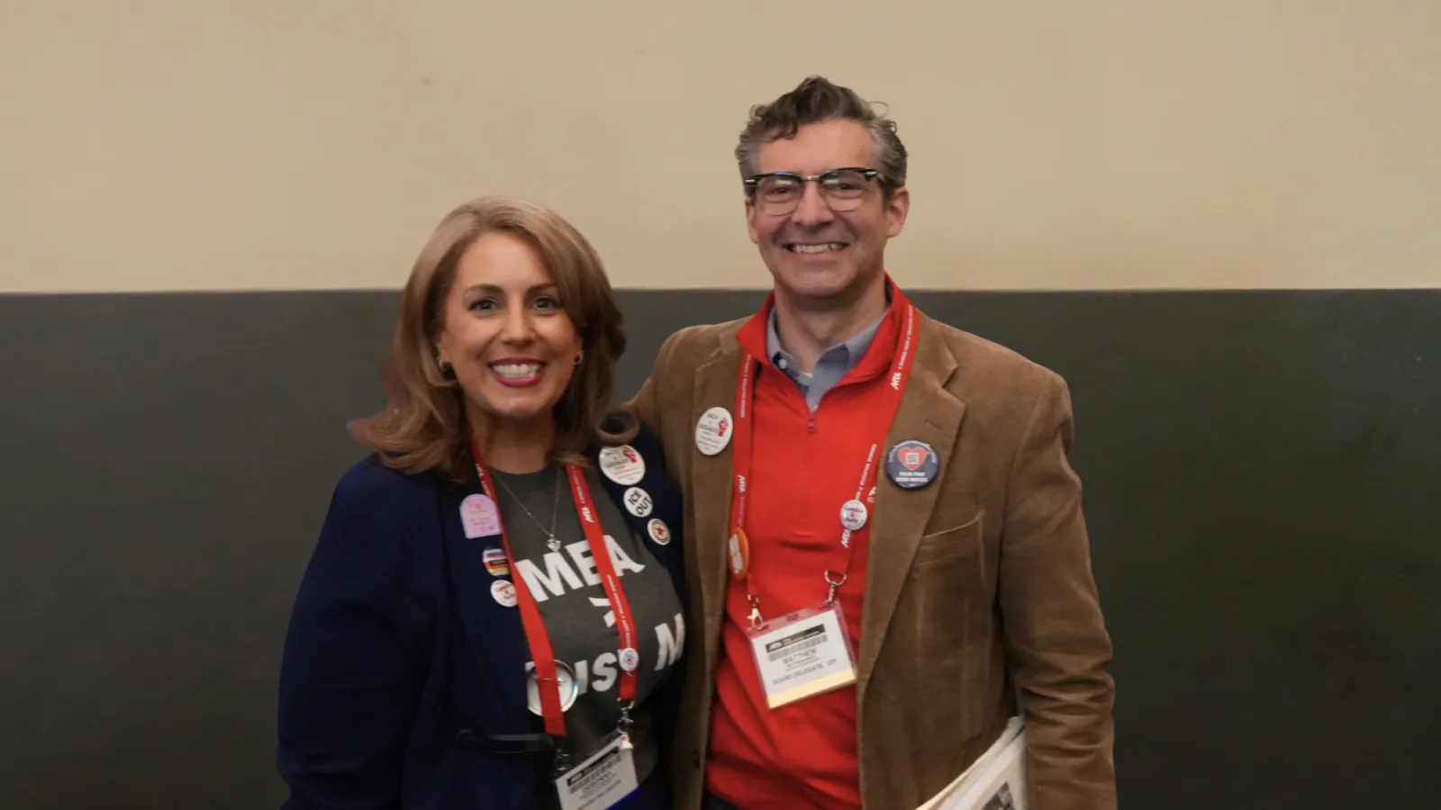 Matt Bach and Deb Gesualdo are the new president and vice president of the MTA. They'll take office on July 15.