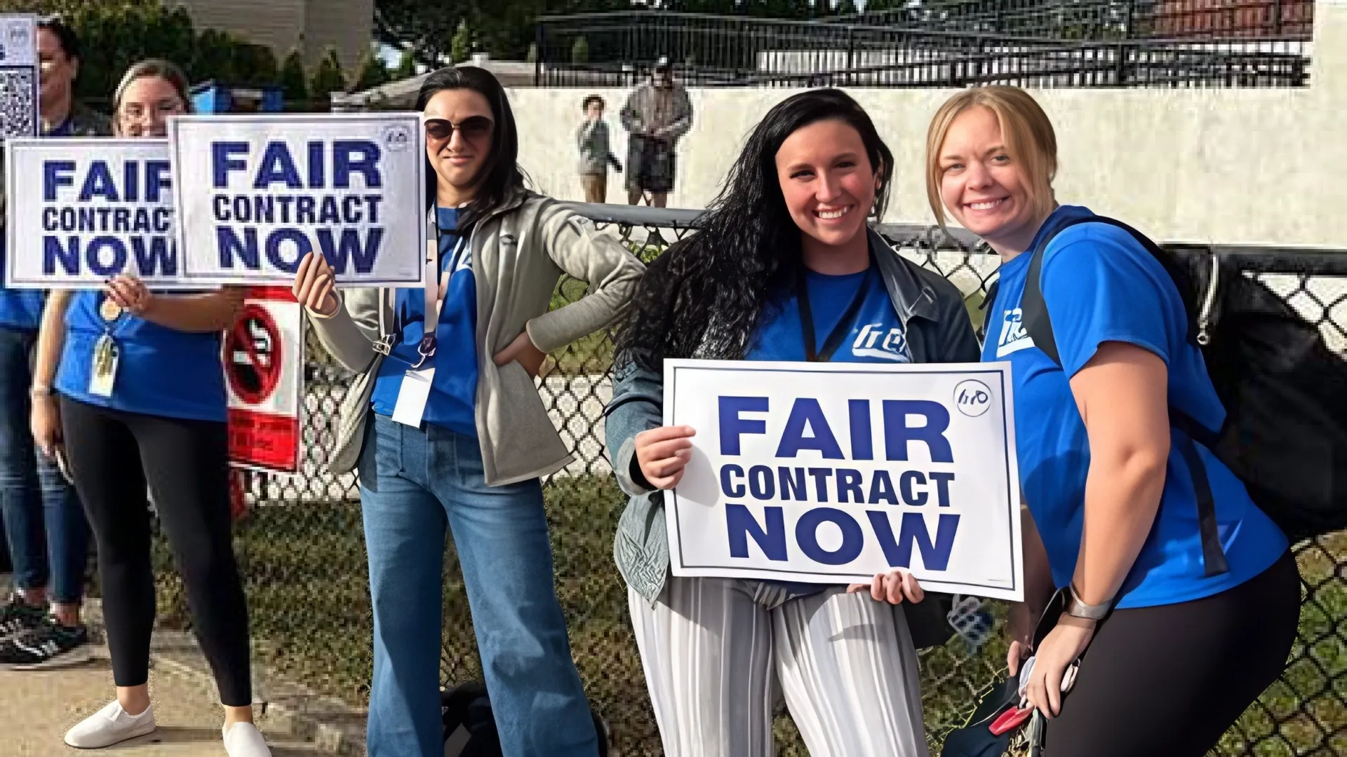 Members rally for fair contract