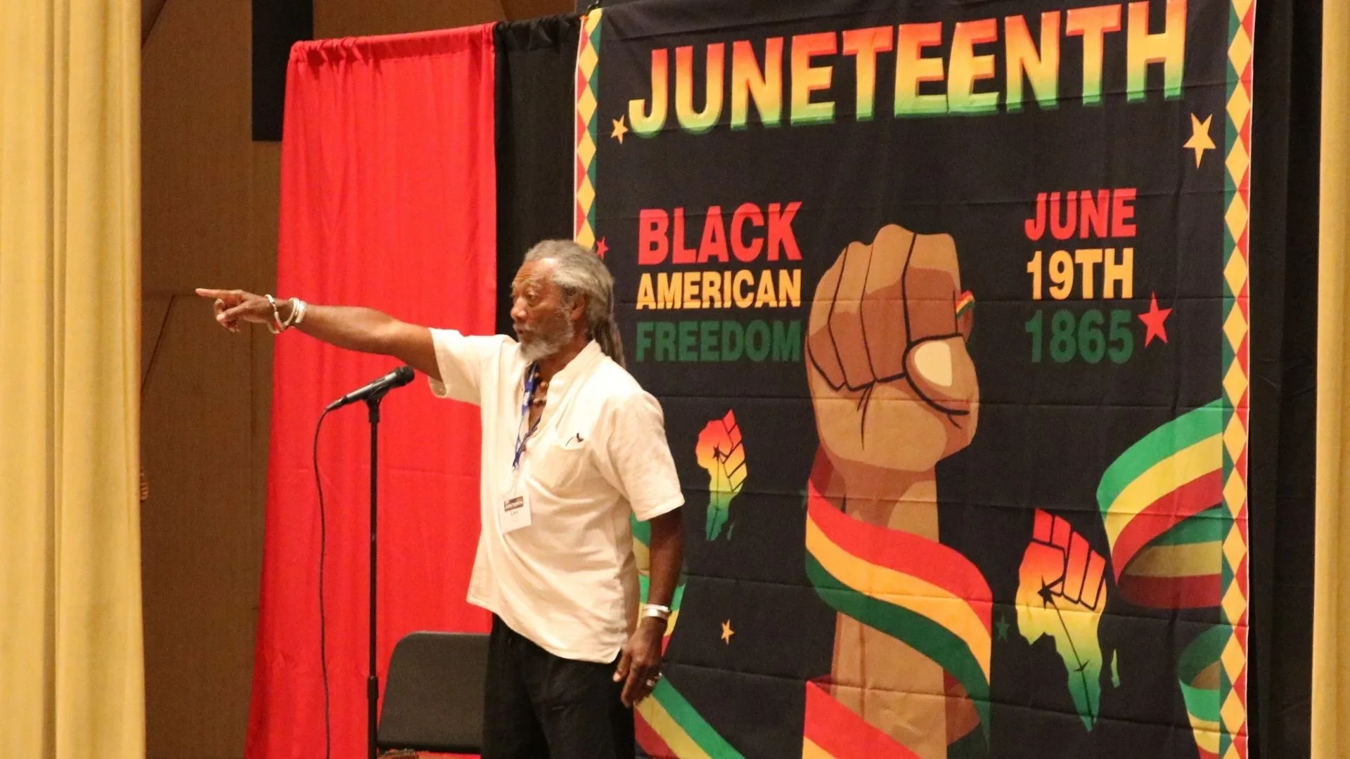 Speaker at MTA Juneteenth Celebration