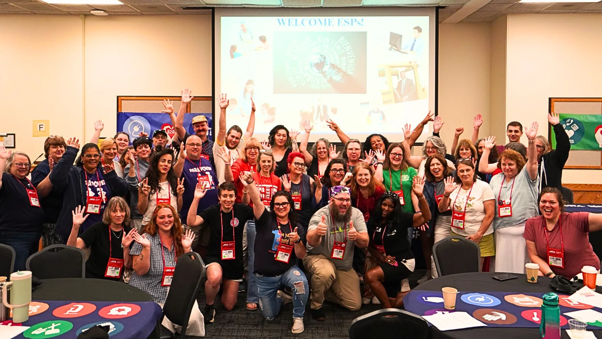 Group photo at ESP Day at the MTA Summer Conference in July 2026