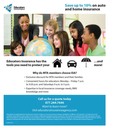 educators insurance agency advertisement